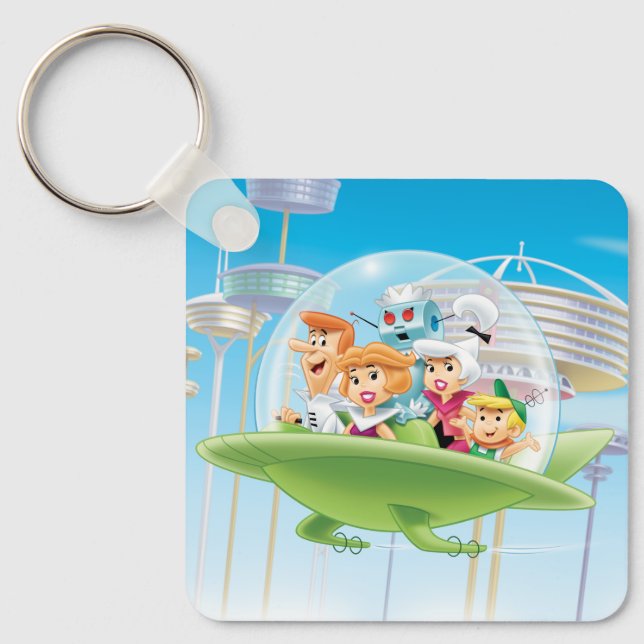 Die Jetsons | Familienflieger Schlüsselanhänger (Vorderseite)
