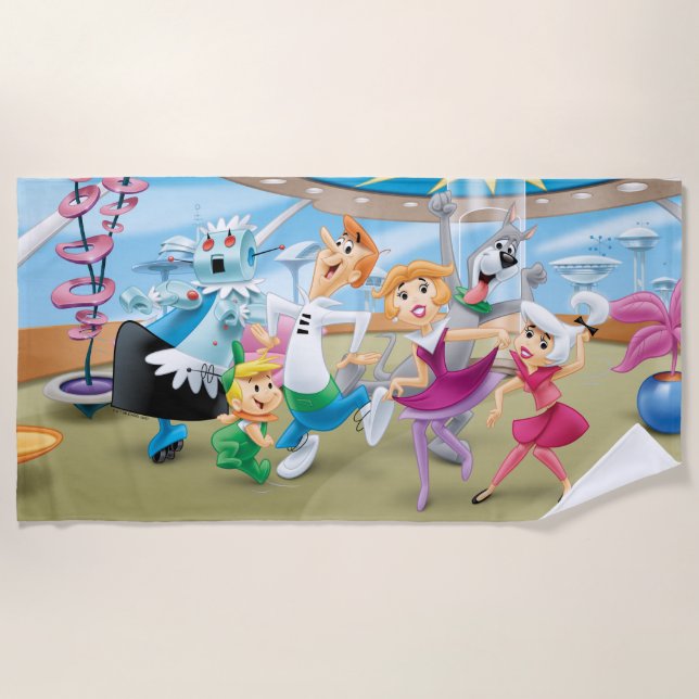 Die Jetsons | Family Dance Party Strandtuch (Vorderseite)