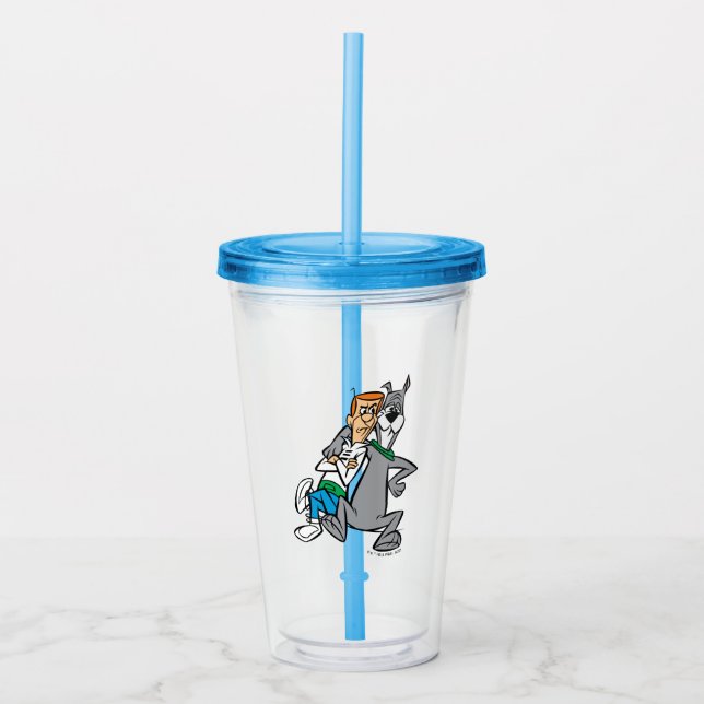 Die Jetsons | George & Astro Buddies Acryltrinkbecher (Vorderseite)