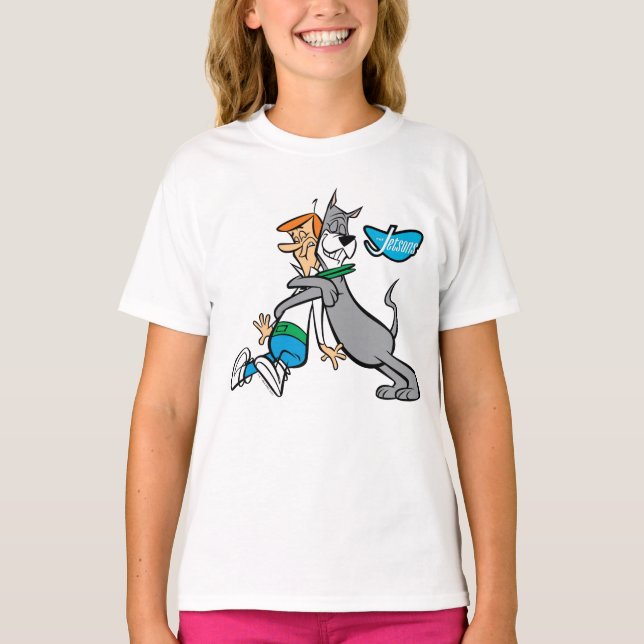 Die Jetsons | George & Astro Hug T-Shirt (Vorderseite)
