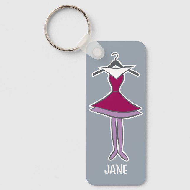 Die Jetsons | Jane-Kleid Schlüsselanhänger (Vorderseite)