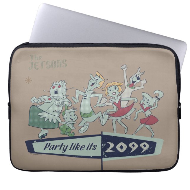 Die Jetsons | Party Wie es ist 2099 Laptopschutzhülle (Vorderseite)