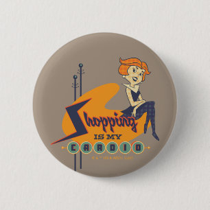 Die Jetsons Shopping ist meine Therapie Button