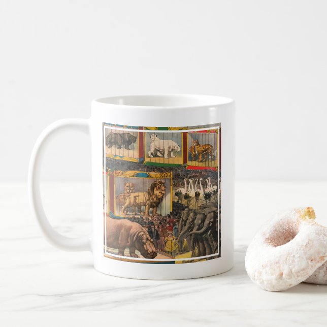 Die John Robinson Größte, die vollständigste Menag Kaffeetasse (Mit Donut)
