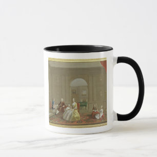 Die John-Speck-Familie, c.1742-43 (Öl auf Tasse