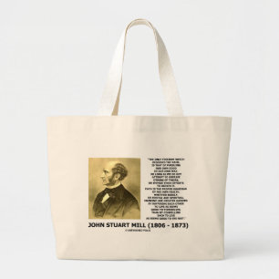 Die John Stuart Mill-Freiheits-Verfolgung besitzen Jumbo Stoffbeutel