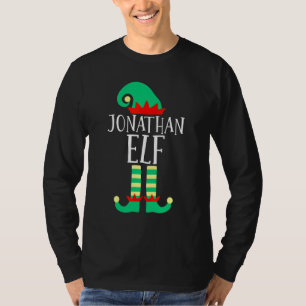 Die Jonathan-Elf-Familie passende Weihnachtsschlaf T-Shirt