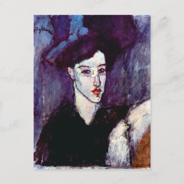 Die Juden von Amedeo Modigliani Postkarte (Vorderseite)