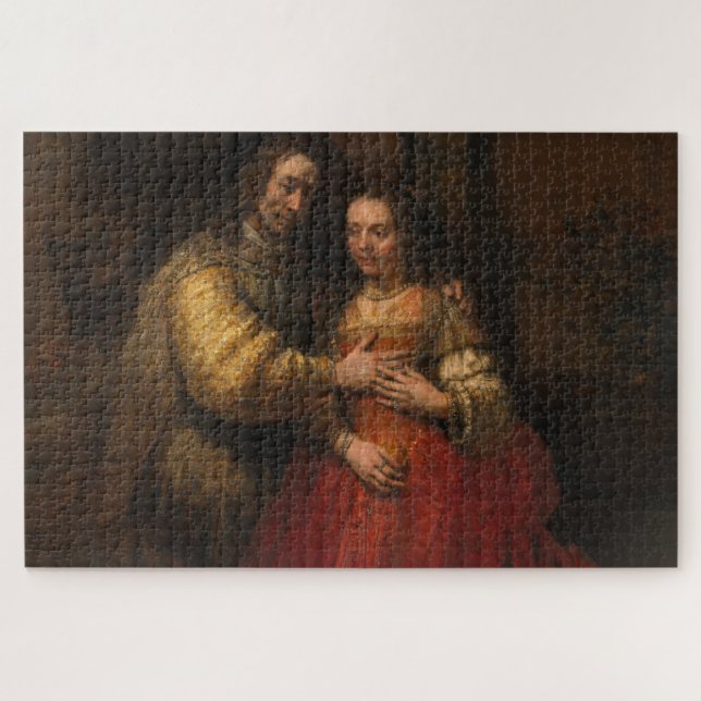 Die jüdische Brücke (von Rembrandt) (Horizontal)