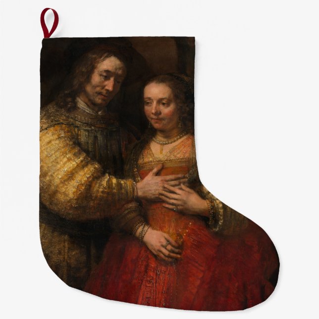Die jüdische Brücke (von Rembrandt) Großer Weihnachtsstrumpf (Vorderseite)