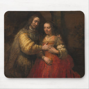 Die jüdische Brücke (von Rembrandt) Mousepad