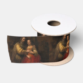 Die jüdische Brücke (von Rembrandt) Satinband