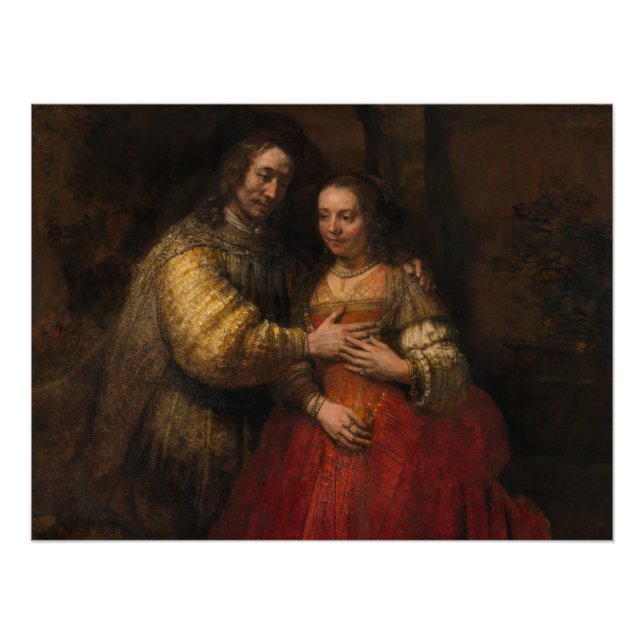 Die jüdische Brücke von Rembrandt van Rijn Poster (Vorderseite)