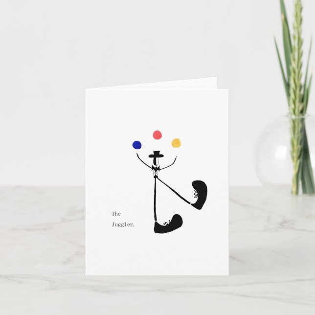 Die Juggler-Karte Karte (Vorderseite)