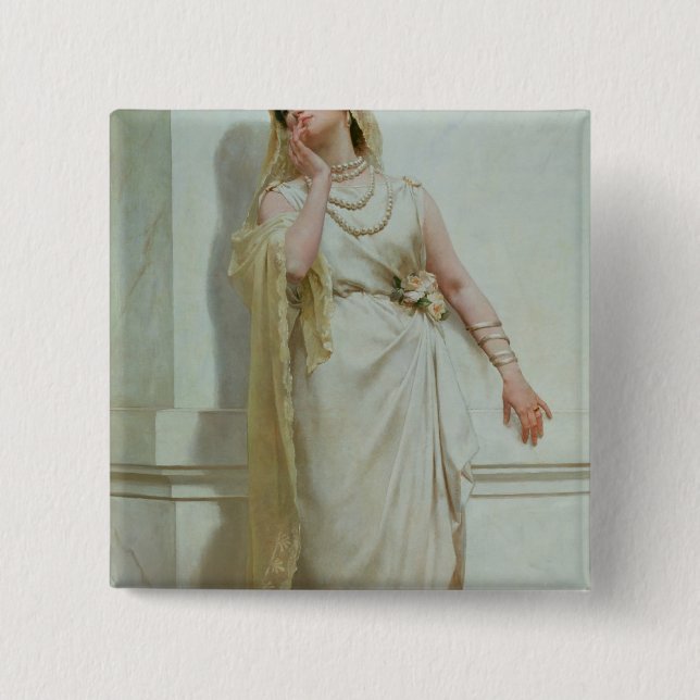 Die junge Braut, 1883 Button (Vorderseite)