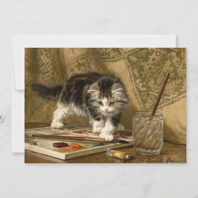 Die junge Künstlerin | Henriëtte Ronner-Knip (Vorderseite)