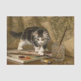 Die junge Künstlerin von Henriette Ronner Knip Seidenpapier