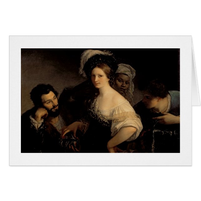 Die junge Kurtisane, 1821 (Vorderseite (Horizontal))