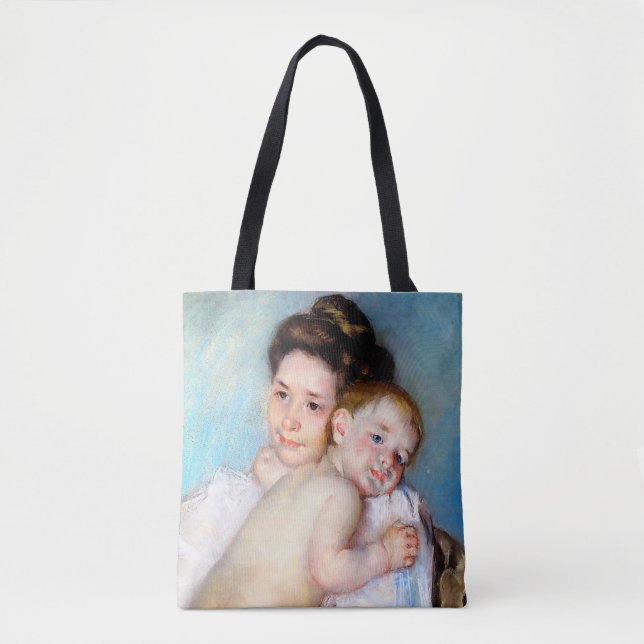 Die junge Mutter, Cassatt Tasche (Vorderseite)