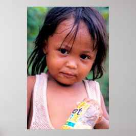 Die junge philippinische Dame. Poster