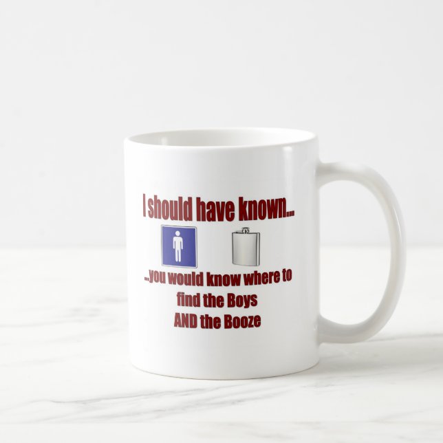 Die Jungen UND die Schnäpse! Kaffeetasse (Rechts)