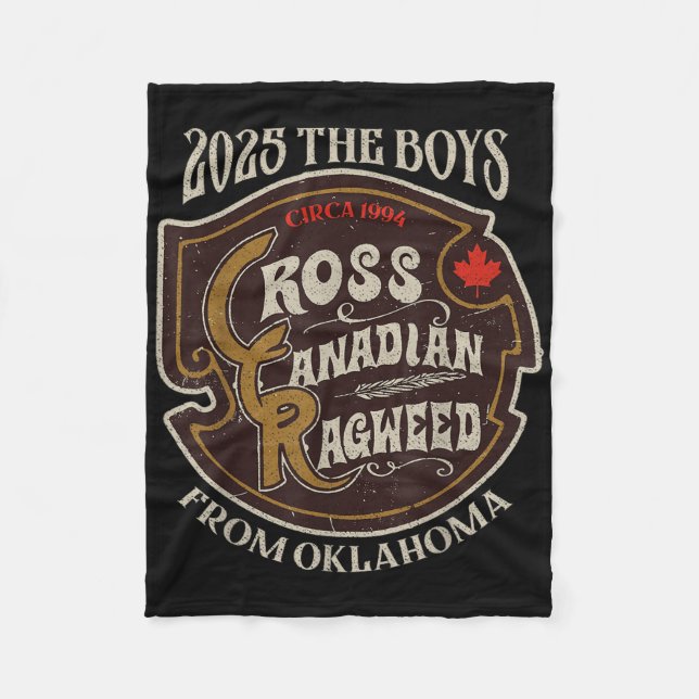 Die Jungen von Oklahoma Conc Fleecedecke (Vorderseite)