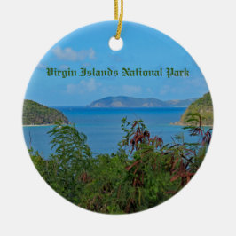 Die Jungferninseln-Nationalparkverzierung Keramik Ornament