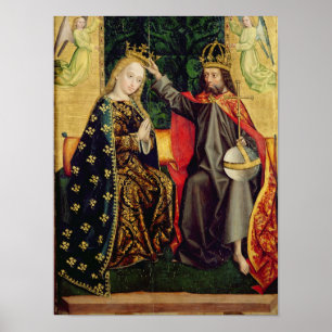 Die Jungfrau begeisterte, aus dem Dom Altar, 1499 Poster