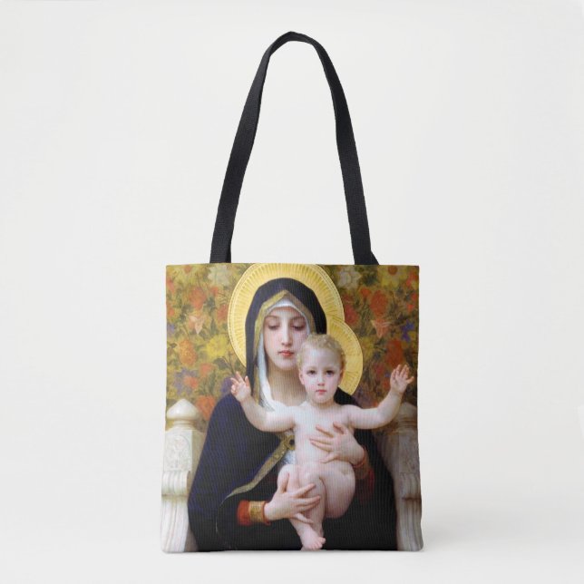 Die Jungfrau der Lily, Bouguereau Tasche (Vorderseite)