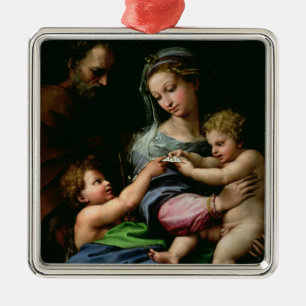 Die Jungfrau der Rose, c.1518 Silbernes Ornament