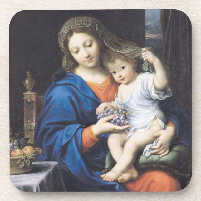 Die Jungfrau der Trauben, 1640-50 Untersetzer (Vorderseite)