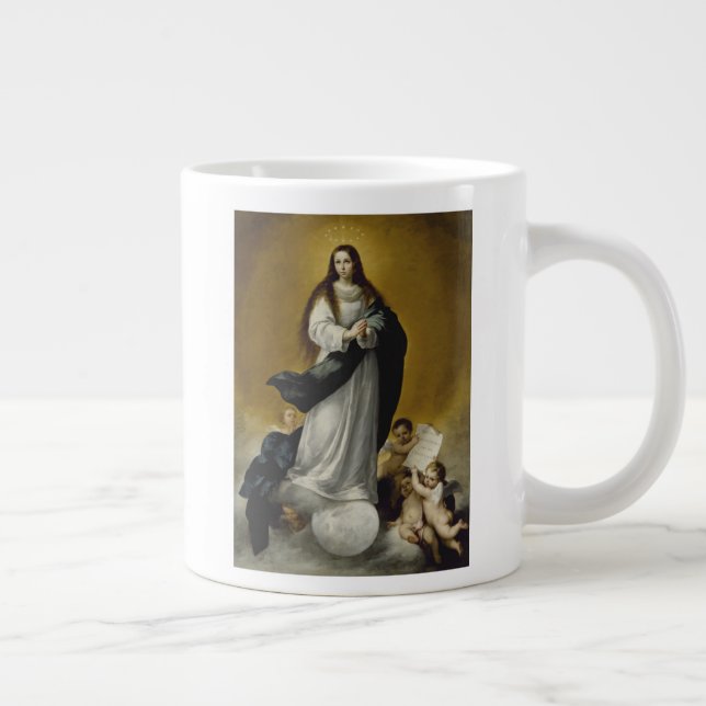 Die Jungfrau der unbefleckten Empfängnis Jumbo-Tasse (Rechts)