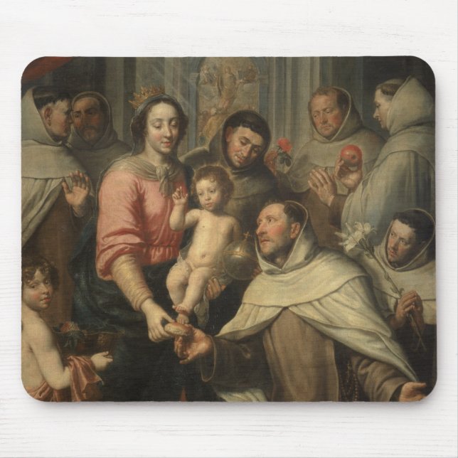 Die Jungfrau des Carmelites Mousepad (Vorne)