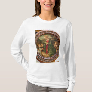Die Jungfrau, die das Christus-Kind verehrt T-Shirt