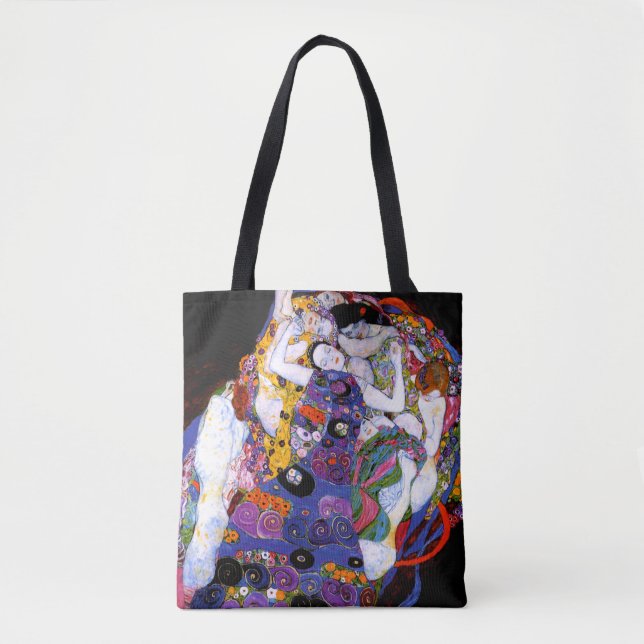 Die Jungfrau durch feine Kunst Gustav Klimt Tasche (Vorderseite)