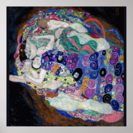 Die Jungfrau, Gustav Klimt Poster