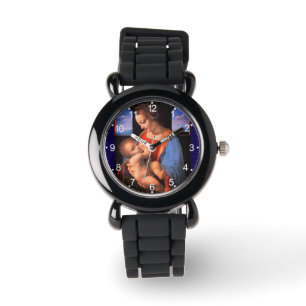 Die Jungfrau, in der Mary das Christkind stillen-3 Armbanduhr