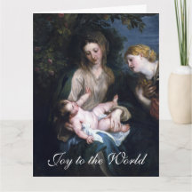 Die Jungfrau Maria und das Baby Jesus Weihnachtsgr