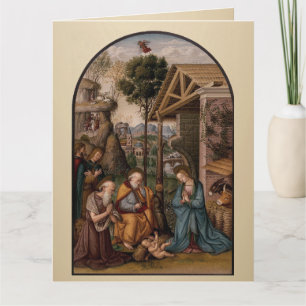 Die Jungfrau Maria und das Baby Jesus Weihnachtsgr Karte