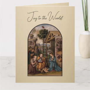 Die Jungfrau Maria und das Baby Jesus Weihnachtsgr Karte