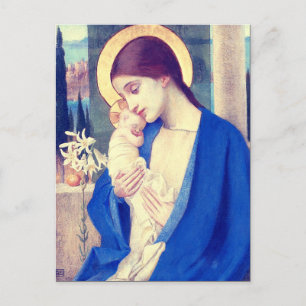 Die Jungfrau Maria und das Jesuskind Renaissance-G Postkarte