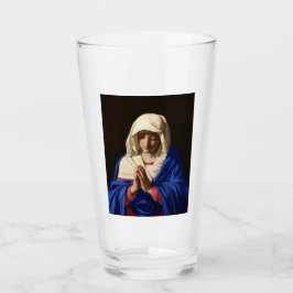 Die Jungfrau Mary im Gebet Glas