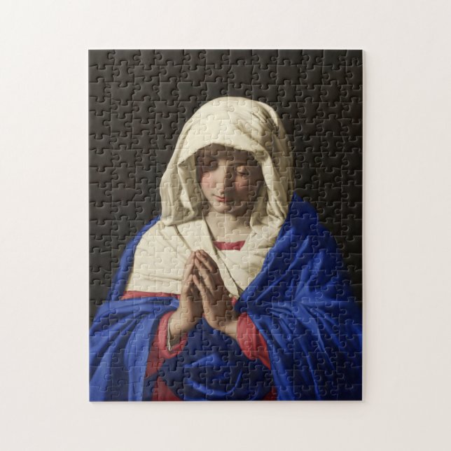 Die Jungfrau Mary Katholic Barockmalerei (Vertikal)