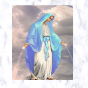 Die Jungfrau Mary Memorare Prayer Card Visitenkarte