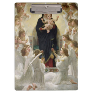 Die Jungfrau mit Angels, 1900 Klemmbrett