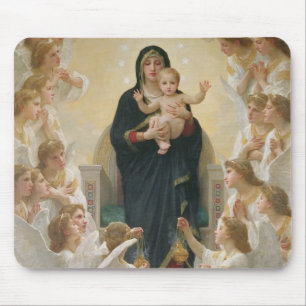 Die Jungfrau mit Angels, 1900 Mousepad
