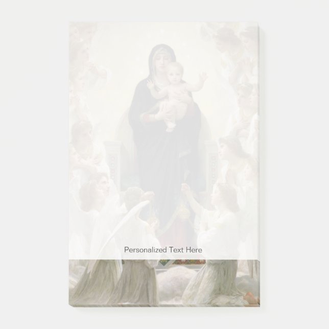 Die Jungfrau mit Angels, 1900 Post-it Klebezettel (Vorderseite)