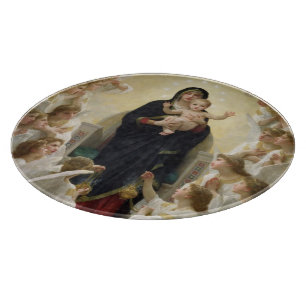 Die Jungfrau mit Angels, 1900 Schneidebrett