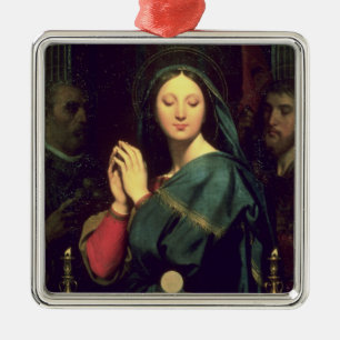 Die Jungfrau mit dem Wirt, 1841 Silbernes Ornament