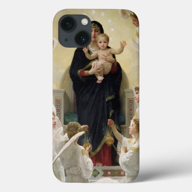 Die Jungfrau mit Engeln, 1900 Case-Mate iPhone Hülle (Rückseite)